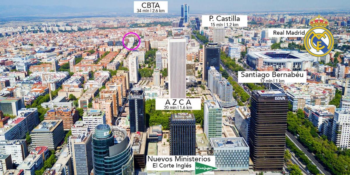 Bernabeu - Cuzco - Eurobuilding 2 Luxury Apartment Madrid Eksteriør bilde